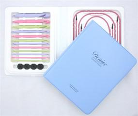 img 1 attached to 🌸 Denise Interchangeable Crochet Hook Kit: Pastel Pink Project perfection!