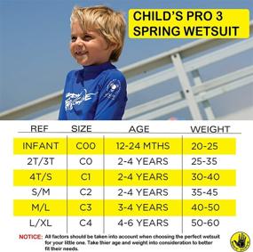 img 2 attached to 🏄 Ultimate Child Pro 3 2.2mm Back Zip Spring Wetsuit by Body Glove: Unleash Elite Performance!