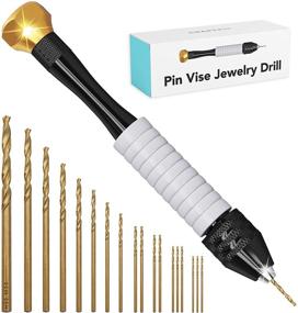 img 4 attached to 🔨 Vise Hand Drill for Jewelry Making