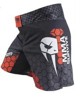 🥊 sotf training boxing shorts for men - mma bjj no gi fight shorts logo