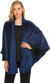 img 3 attached to Ekouaer Cardigan Lightweight Oversized Blanket