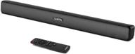 📺 tv soundbars with subwoofer - home audio surround sound system for pc gaming - wireless bluetooth 5.0 - aux/opt/coax connection - remote control wall mountable logo