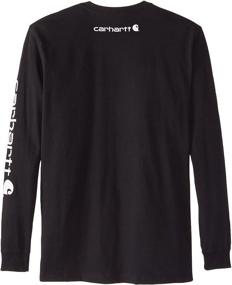 img 3 attached to Carhartt Signature Sleeve T-Shirt 👕 2X Large: Premium Men's Clothing in Shirts