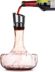 img 2 attached to 🍷 BTaT- Wine Decanter Set: Hand Blown Lead Free Crystal Glass, Aerator & Carafe - Perfect Wine Accessories, Ideal Gift for Wine Lovers!