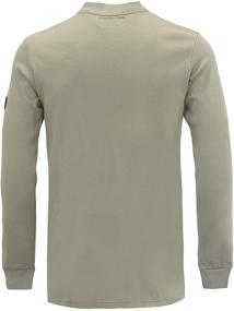 img 2 attached to 👕 Pocket Henley Resistant T-Shirts for Men - Titicaca Clothing