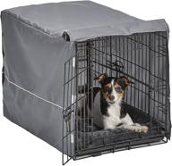 🏠 enhanced dog crate kit with double door by midwest homes for pets logo