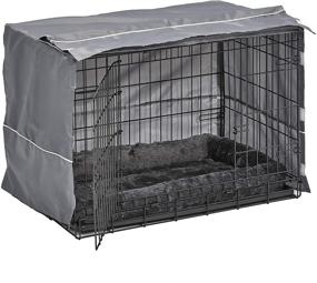 img 2 attached to 🏠 Enhanced Dog Crate Kit with Double Door by MidWest Homes for Pets