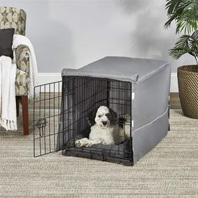 img 3 attached to 🏠 Enhanced Dog Crate Kit with Double Door by MidWest Homes for Pets