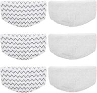 🧼 gulongome 6 pack steam mop pad for bissell powerfresh steam mop: replacement part model #5938#203-2633 - compatible with bissell 1940, 1440, 1544, 1806, 2075 series logo