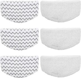 img 4 attached to 🧼 Gulongome 6 Pack Steam Mop Pad for Bissell Powerfresh Steam Mop: Replacement Part Model #5938#203-2633 - Compatible with Bissell 1940, 1440, 1544, 1806, 2075 Series