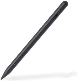 img 4 attached to ✏️ CLCCON Stylus Pen for Apple iPad & iPhone - Capacitive Rechargeable Pen for iPad Air, Mini, Pro & iPhone 6, 7, 8 - Black