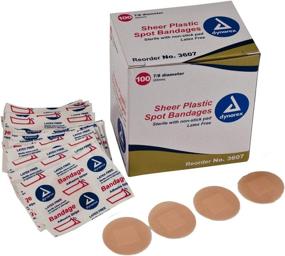 img 1 attached to 💰 Economic Value Spot Bandage - Sheer Plastic, 100/box