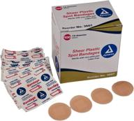 💰 economic value spot bandage - sheer plastic, 100/box logo