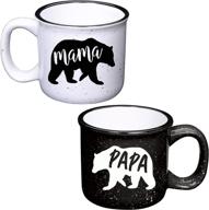 🐻 charming mama bear mug for announcing papa's arrival logo