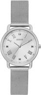 guess womens analog quartz stainless logo