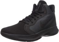 nike precision basketball black anthracite regular men's shoes logo