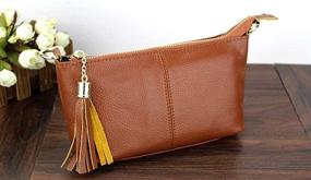 img 3 attached to NIGEDU Messenger Leather Crossbody Shoulder Women's Handbags & Wallets