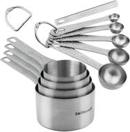 🥄 smithcraft 18/8 stainless steel measuring cups, spoons, and leveler set - essential kitchen measure tools for baking logo