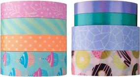 img 2 attached to 🎨 Scotch Expressions Multi Pack Washi Tape - 8 Rolls/Pack, Pastel Colors - Cupcakes and Donuts Collection (C1017-8-P2)