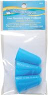 🧵 dritz thermal thimbles, blue, size 3: heat-resistant sewing thimbles for ultimate finger protection logo