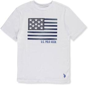 img 1 attached to 👕 U.S. Polo Assn. Boys' Clothing: Embellished T-Shirt