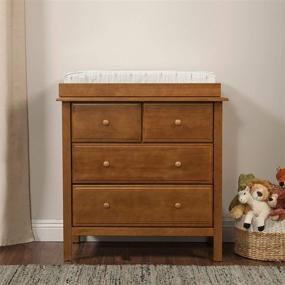 img 3 attached to 👶 Enhance Your Nursery with DaVinci Autumn 4-Drawer Dresser in Chestnut - Greenguard Gold Certified