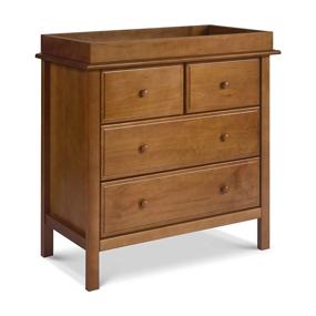 img 1 attached to 👶 Enhance Your Nursery with DaVinci Autumn 4-Drawer Dresser in Chestnut - Greenguard Gold Certified