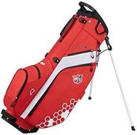 🏌️ ultimate lightweight convenience: wilson staff feather carry golf bag logo