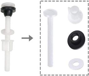 img 2 attached to 🚽 Toilet Plastic Washers Replacement - Universal Solution for Improved Plumbing