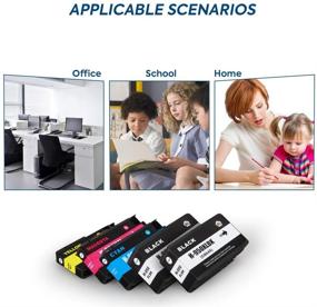 img 2 attached to 🖨️ Allwork 950XL 951XL Compatible Ink Cartridges: High-Yield Replacement for HP 950 XL 951 XL - Works with HP Officejet Pro 8100 8600 Plus 8610 8615 8620 8625 8630 8640 8660 251dw 276dw 5(2KCMY)