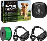 🐶 earlyhights underground electric dog containment fence system: 5 acre range, 500 ft in ground wire for small, medium, or large dogs over 5 lbs - outdoor pet safety solution logo