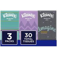 kleenex facial tissues - 10 count, pack of 3 logo