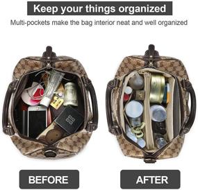 img 1 attached to 👜 Neverfull Handbag Organizer Insert: Ultimate Accessory for Women's Handbags