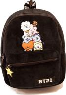 line friends bt21 plush backpack logo