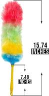 🌈 static-free multicolor plastic fiber duster - dry cleaning brush - duster brush cleaner logo