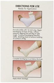 img 2 attached to 🩹 Dynarex Unna Boot Bandages: Calamine-Infused Solution for Optimal Wound Care - 3" x 10 yds, Pack of 12