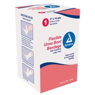 🩹 dynarex unna boot bandages: calamine-infused solution for optimal wound care - 3" x 10 yds, pack of 12 logo