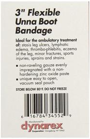 img 1 attached to 🩹 Dynarex Unna Boot Bandages: Calamine-Infused Solution for Optimal Wound Care - 3" x 10 yds, Pack of 12