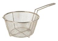 🍟 update international 9 1/2" round wire fry basket: durable and versatile logo