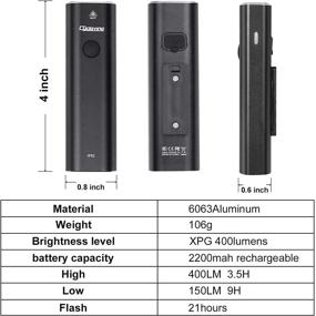 img 2 attached to 🚴 Cycloving Super Bright LED Bike Lights: Water Resistant Headlight and Tail Light for Enhanced Cycling Safety