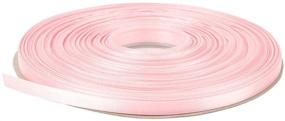 img 1 attached to 💖 Ribest 1/4 Inch Solid Double Face Satin Ribbon - 50 Yards, Light Pink: Ideal for DIY Hair Accessories, Scrapbooking, Gift Packaging, Party Decorations, Wedding Flowers