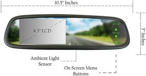 img 1 attached to Master Tailgaters Mirror Adjusting Brightness Car & Vehicle Electronics