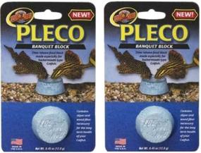 img 1 attached to 🐠 Zoo Med Pleco Banquet Block: A Powerful Food Source for Healthy Plecos