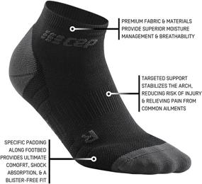 img 2 attached to 🧦 CEP Low Cut Compression Socks for Women - Performance Ankle Support