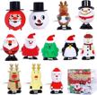 🎄 max fun christmas wind up toys - 12pcs assortment for party favors & stocking stuffers logo