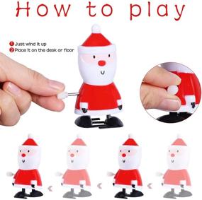 img 1 attached to 🎄 Max Fun Christmas Wind Up Toys - 12pcs Assortment for Party Favors & Stocking Stuffers