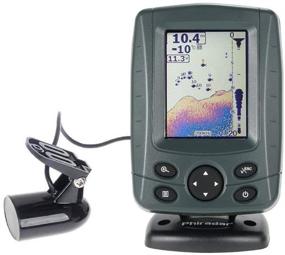 img 4 attached to 🎣 JOYWEE FF688C 3.5-inch Phiradar Color LCD Boat Fish Finder with Dual Sonar Frequency (200KHz/83KHz), 300M Detection Range, Muti-Language Support, and Auto Zoom