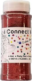 img 4 attached to ✨ iConnectWith Glitter - Ruby Red, Ultra-Fine Holographic Glitter; Versatile for Crafts, Decor, Nail Art, Makeup, Tumblers, Resin Art, and DIY Projects