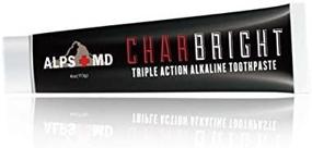 img 1 attached to 🥥 Organic Coconut Teeth Whitening Paste by CHARBRIGHT - Alkaline Charcoal Toothpaste for a Brighter Smile, Healthy Gums & Fresh Breath - Natural Anti-Plaque Polishing Toothpaste, Non-Fluoride & Non-Paraben