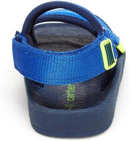 img 3 attached to 👟 Кроссовки Carter's Unisex-Child Boy's Tango Mesh Sandal - Двойные регулируемые ремешки для идеальной посадки